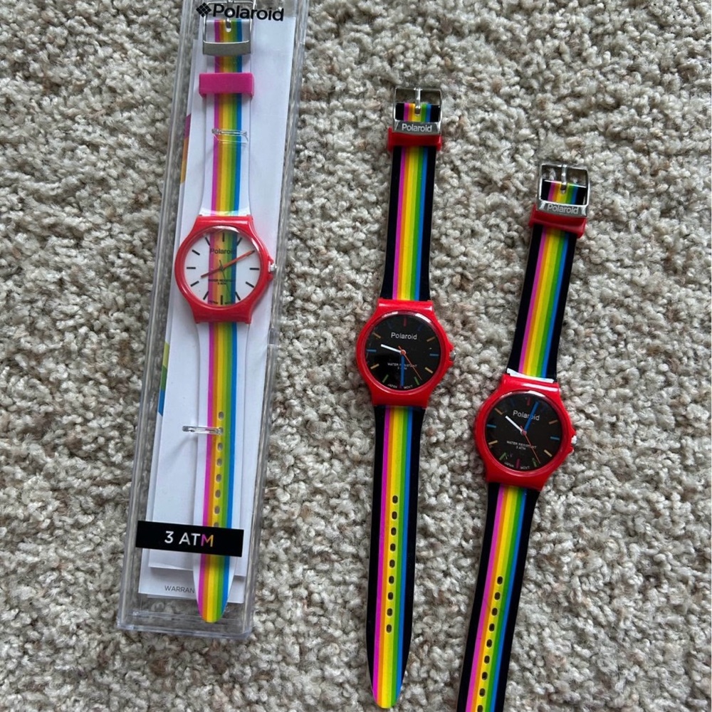 Polaroid Vibrant Rainbow Watches Bundle
